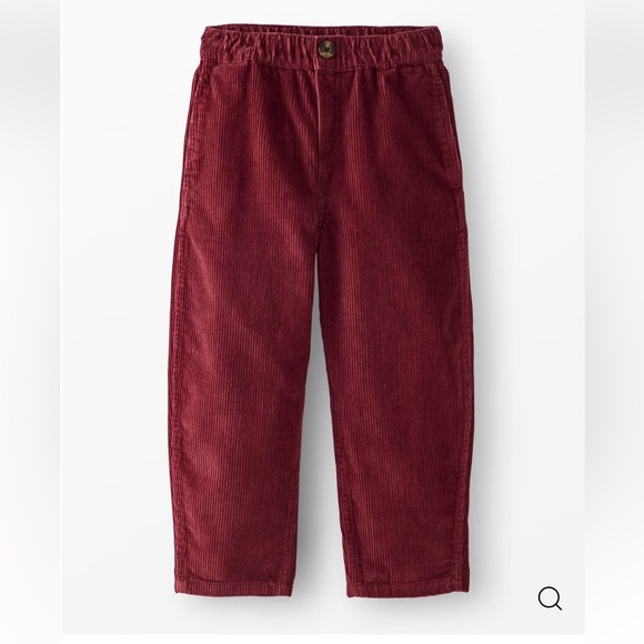 Hanna Andersson Other - Hanna Andersson Kids Corduroy Barrel Pants - Burgundy